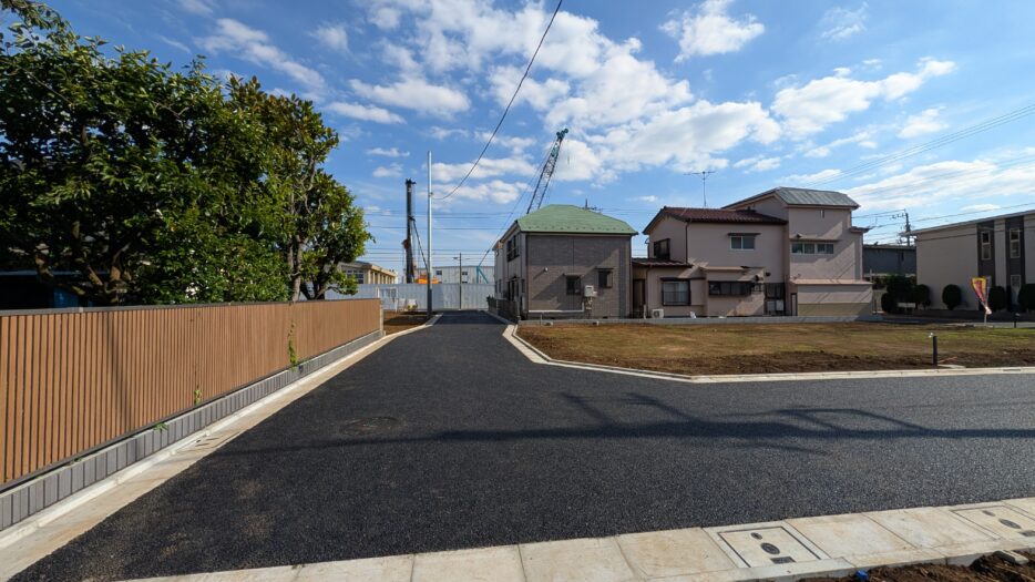 D号地からI号地方向を撮影しています！